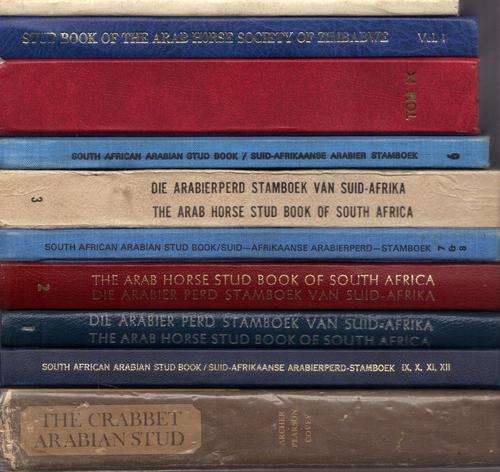 Ten (10) Arab Horse Stud books/Arabier Perd Stamboeke