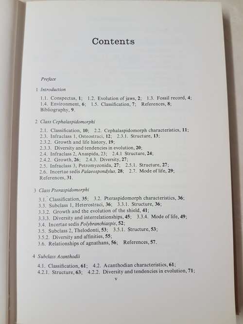 Palaeozoic Fishes - by J. A. Moy-Thomas Miles. "Dr J.W.A van Heerden's Museum Copy"