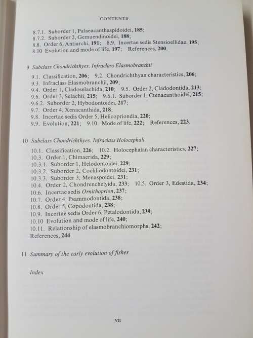 Palaeozoic Fishes - by J. A. Moy-Thomas Miles. "Dr J.W.A van Heerden's Museum Copy"