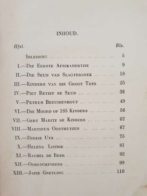 KINDERS VAN SUID AFRIKA - (Oud Pres.) C.R. SWART