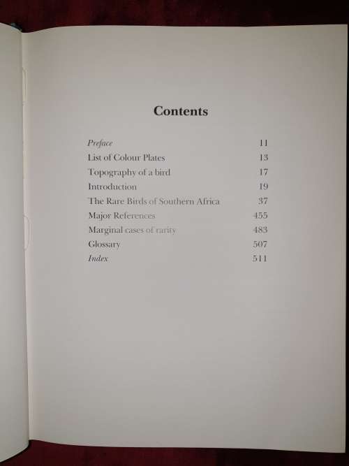 **Signed** THE RARE BIRDS OF SOUTHERN AFRICA - P. A. CLANCEY