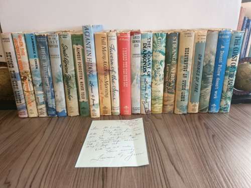 20 x Lawrence G. Green books plus Original letter from him.