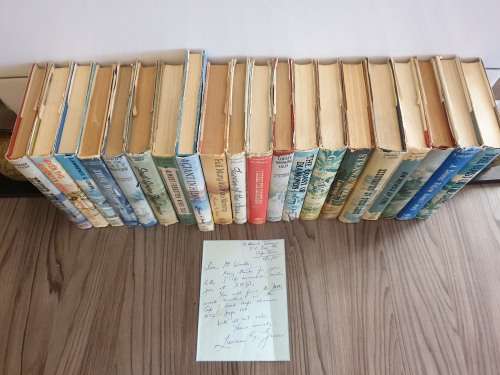 20 x Lawrence G. Green books plus Original letter from him.