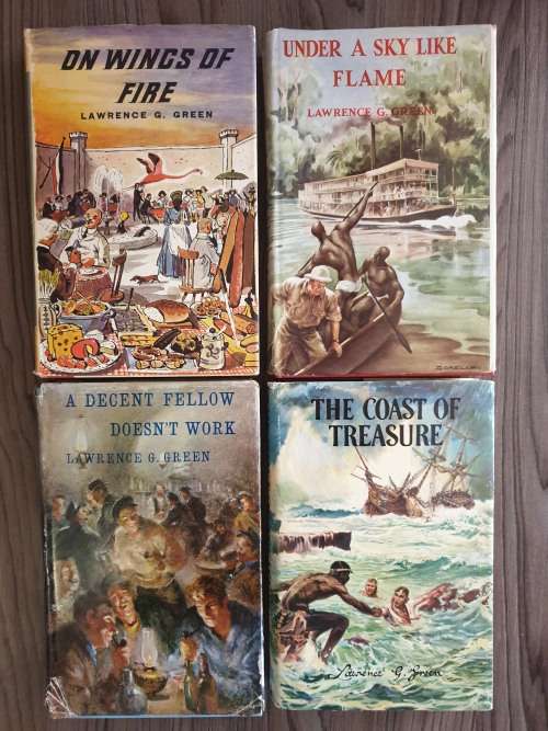 20 x Lawrence G. Green books plus Original letter from him.