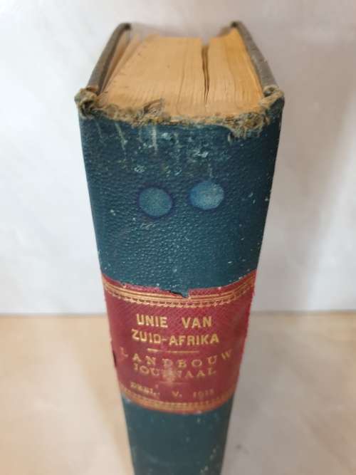**1913** Unie van Zuid Afrika - Landbouw Joernaal Deel V.