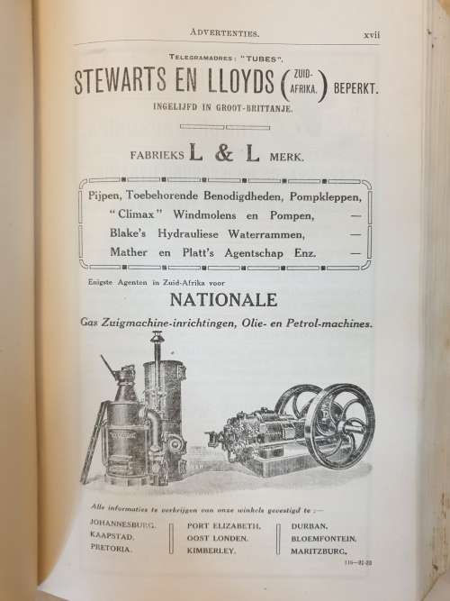 **1913** Unie van Zuid Afrika - Landbouw Joernaal Deel V.