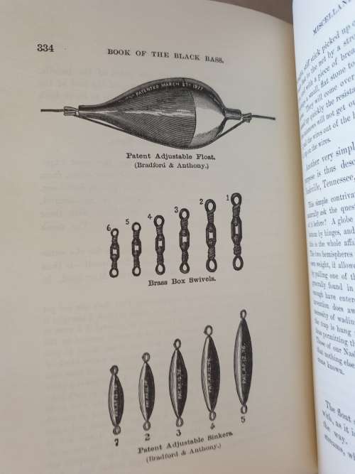 1881/1987. BOOK OF THE BLACK BASS. (Facsimile Copy) James A. Henshall.