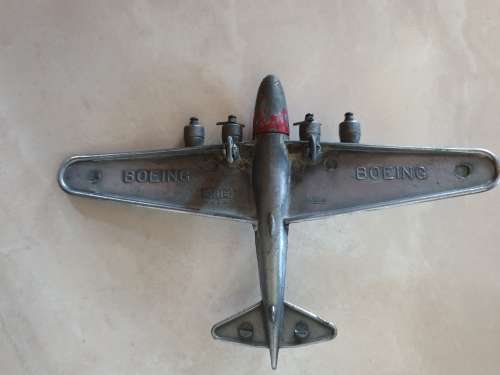 VINTAGE!! U.S ARMY BOEING METAL AIRCRAFT. Made in USA by ERIE.-Parker.