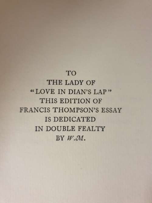 *1909* SHELLEY - By Francis Thompson. With an Introduction by George Wyndham