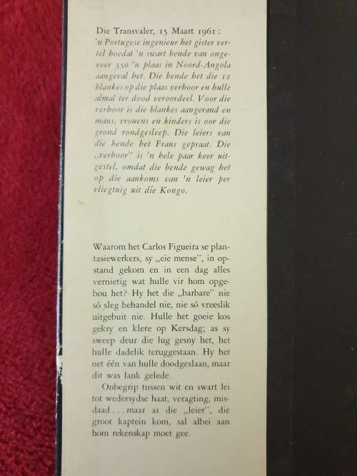 ELSA JOUBERT. 2 x 1ste drukke - ONS WAG OP DIE KAPTEIN & DIE STAF VAN MONOMOTAPA