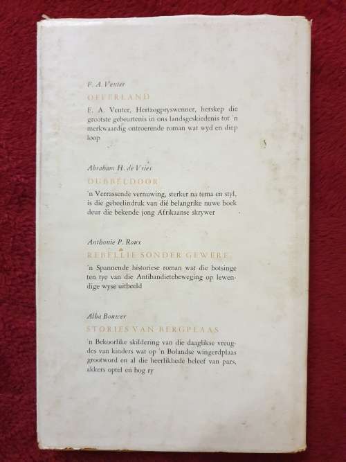 ELSA JOUBERT. 2 x 1ste drukke - ONS WAG OP DIE KAPTEIN & DIE STAF VAN MONOMOTAPA