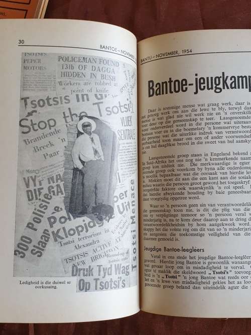 * 1954 * 7 x BANTOE / BANTU TYDSKRIF - MAGAZINE