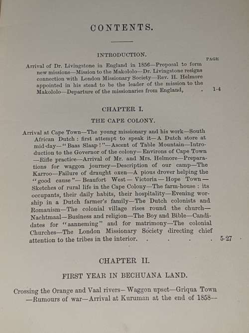 * 1871 * Ten years NORTH OF THE ORANGE RIVER from 1859 - 1869 - John Mackenzie