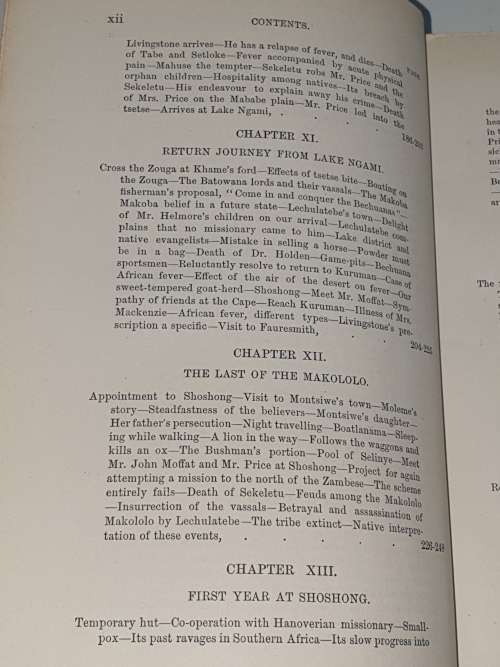 * 1871 * Ten years NORTH OF THE ORANGE RIVER from 1859 - 1869 - John Mackenzie