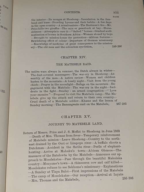 * 1871 * Ten years NORTH OF THE ORANGE RIVER from 1859 - 1869 - John Mackenzie