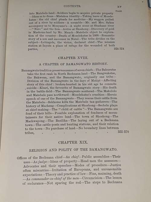 * 1871 * Ten years NORTH OF THE ORANGE RIVER from 1859 - 1869 - John Mackenzie