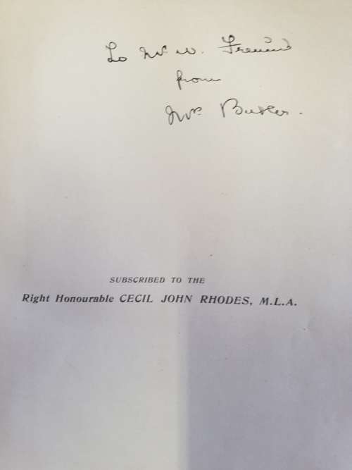 ** 1896 ** Farming Industries of the Cape Colony - Robert Wallace