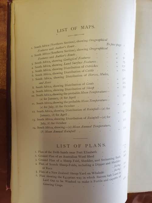 ** 1896 ** Farming Industries of the Cape Colony - Robert Wallace