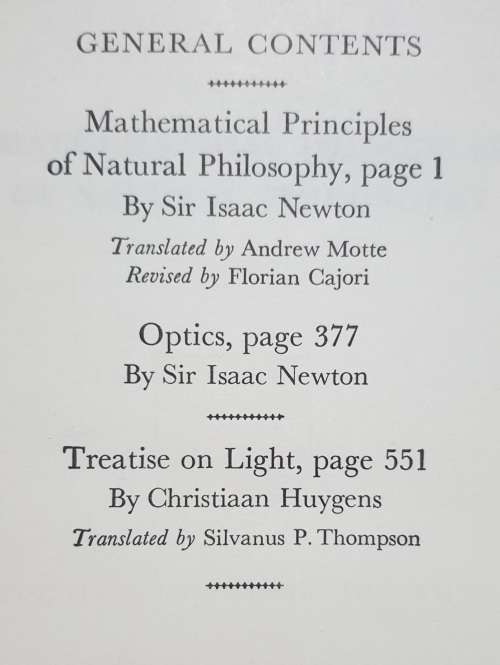 Sir Isaac Newton & Christiaan Huygens