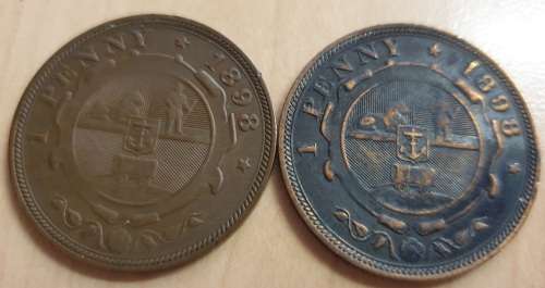 9 x Z.A.R. COINS, ALL IN ONE LOT.