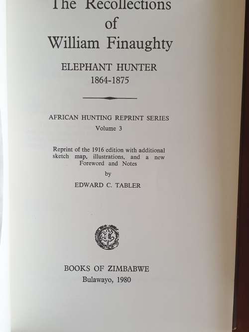 African Hunting - Three books on Elephant Hunting. All in one lot.