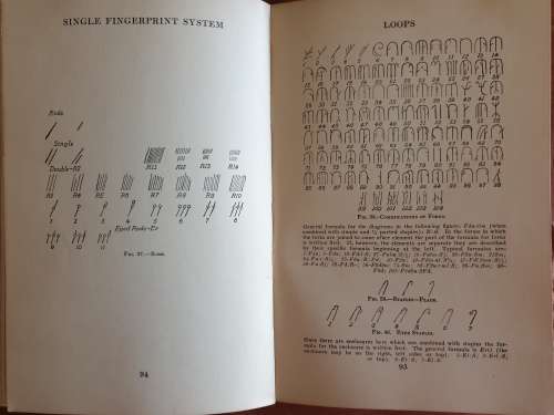 * 1924 * SINGLE FINGERPRINT SYSTEM - J. A. Larson.
