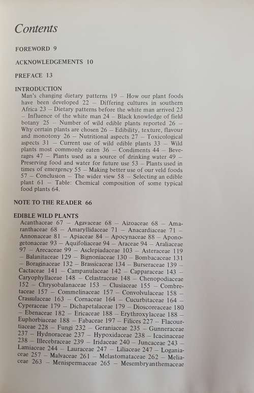 Food from the Veld - Edible wild plants of Southern Africa