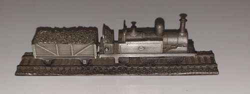 *Pewter Train*  Royal Hampshire `Battersee Suburban Tank Engine`.