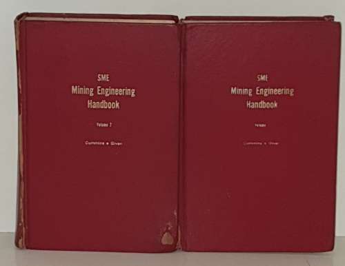 SME MINING ENGINEERING HANDBOOK. Complete in 2 Volumes.