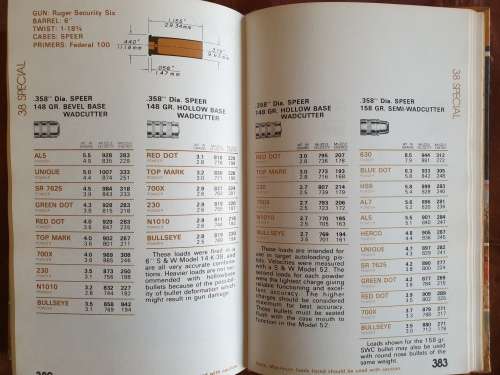 Reloading Manual Number Nine - For Rifle and Pistol. Speer.