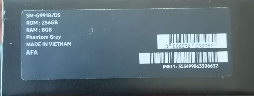 Samsung Galaxy S21 5G. Black.