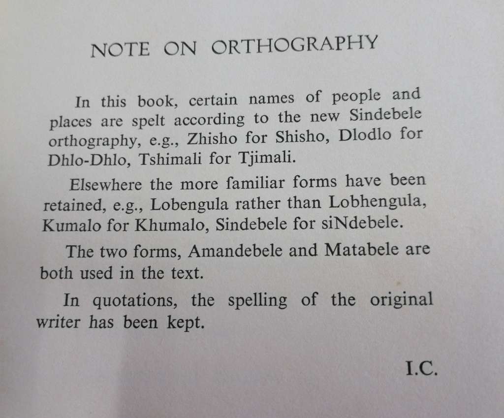 `These Vessels` - The Story of Inyati 1859 - 1959