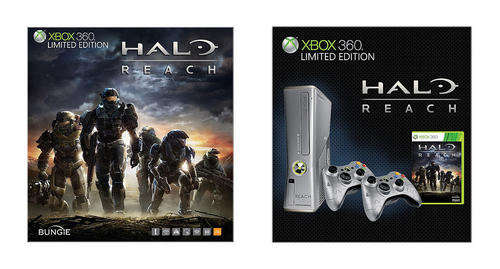 Xbox 360 S 250GB Console(Halo reach Limited Edition) still new in box with loads of extras (4 games)