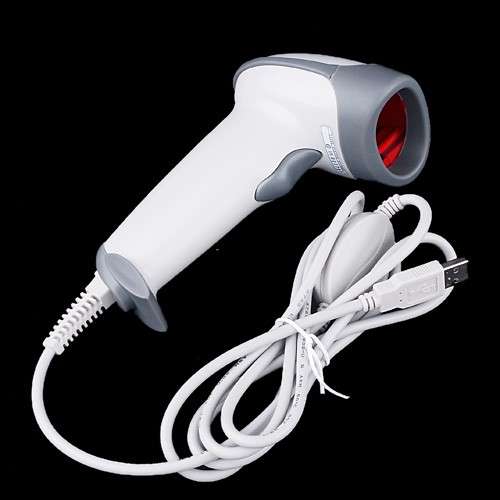 USB Barcode Scanner Long Scan Laser CCD Bar Code Reader For Laptop PC Computer W