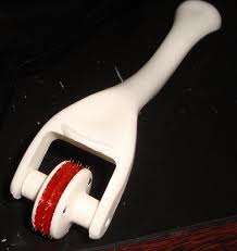 New 0.5mm Titanium 75 Needles Eye Micro Roller Acne Scars Wrinkles Stretch Face Derma