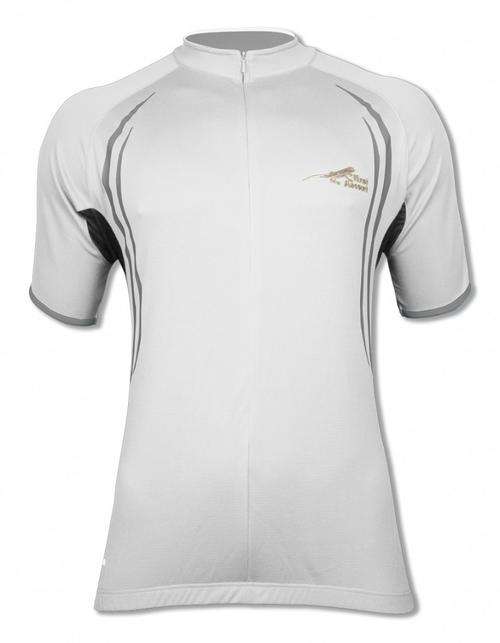 SPECIAL CLEARANCE FIRST ASCENT MENS LIGHTNING JERSEY WHITE MEDIUM