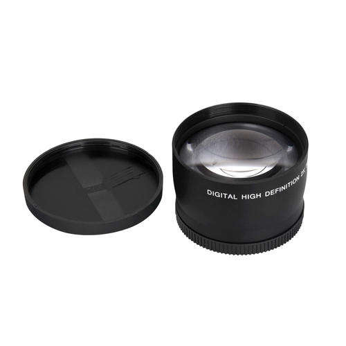 58mm 2x HD Telephoto Zoom Lens for Canon Nikon Sony Pentax 58MM DSLR Camera