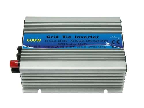 600W Grid Tie Inverter MPPT Function 30V 36V Panel 22-60VDC to  230VAC Solar Power Pure Sine