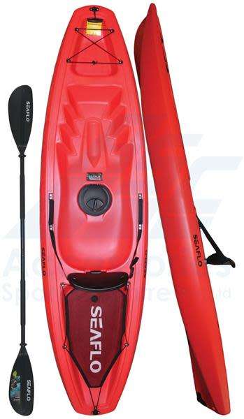 KAYAK LARGE RED 125KG OARS INCLUDED