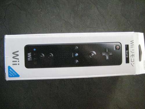 wii remote  black