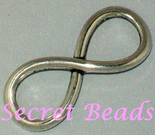 Antique Silver Infinity Connector/Charm