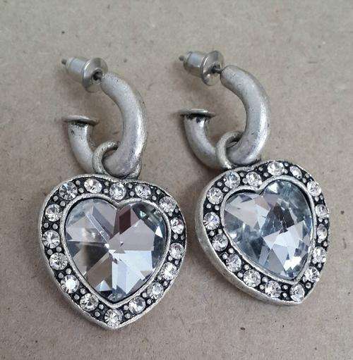 **Gorgeous** Antique Burnished Silver Fashion Earrings