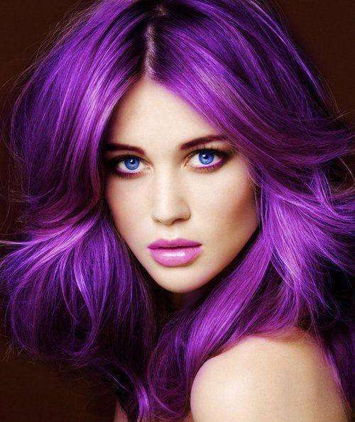 Neon Purple Powder Funky Skull Hair Dye - 1 Kit