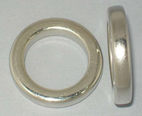*** BULK *** (50 pieces) - Nickel Colour Scarf Rings