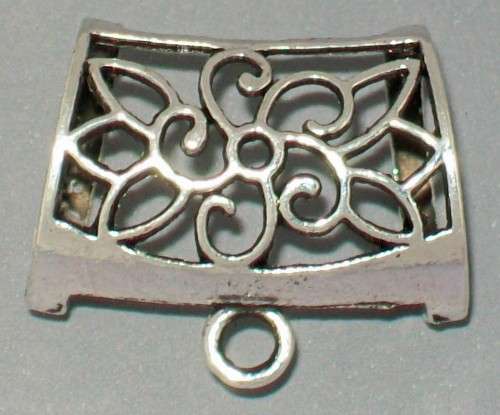 *** CLEARANCE SALE *** Scarf Bail - Antique Silver