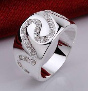 925 Silver Fashion Ring - Size 8