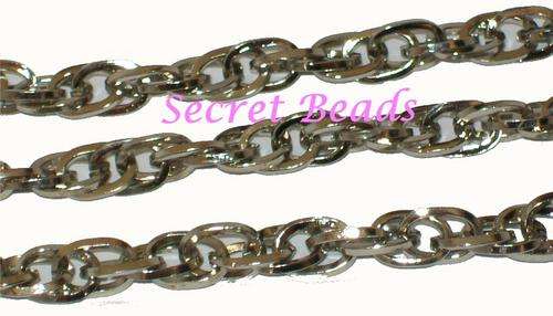 Silver Multi Link Chain - 1m