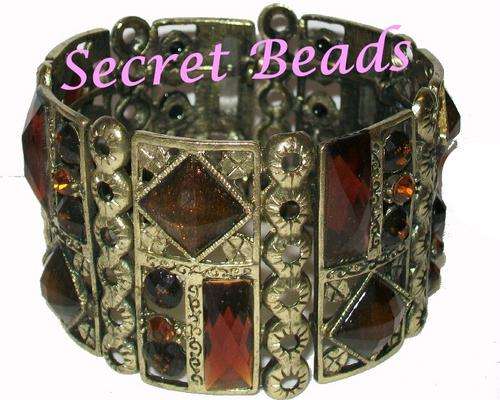 +++ CRAZY +++ Bronze Clip on Bracelet