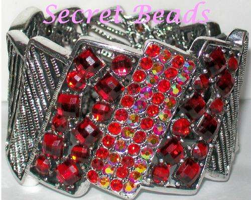 +++ CRAZY +++ Ant. Silver Clip on Bracelet