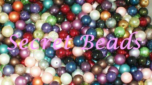 ***BEST BUY*** Â±300pcs Unsorted 8mm Glass Pearl Mix - See Description